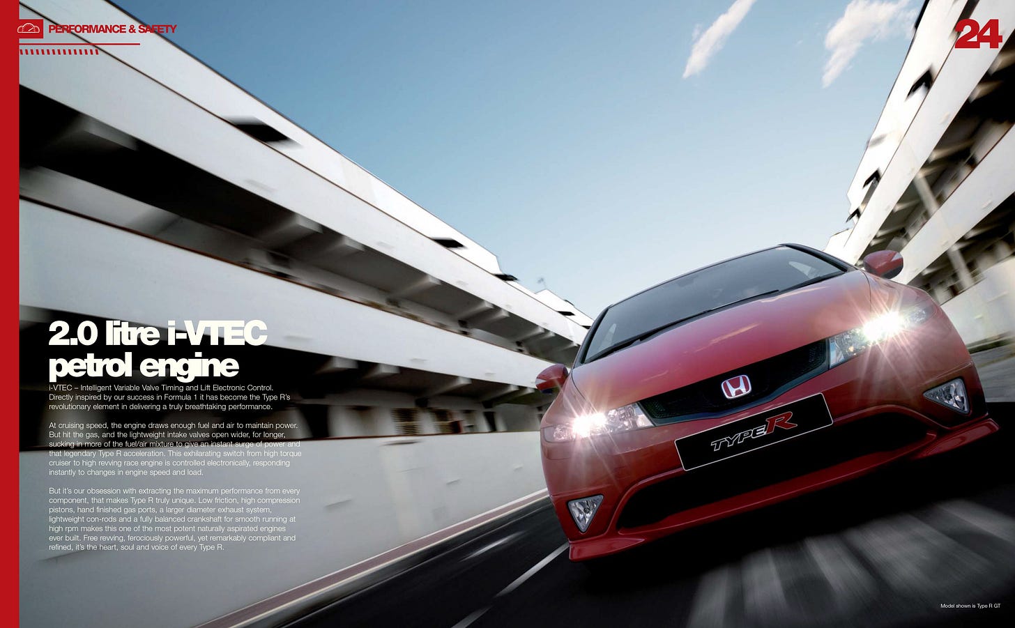Honda FN2 Civic Type R 2007 brochure vtec engine Honda FN2 Civic Type R 2007 brochure vtec engine