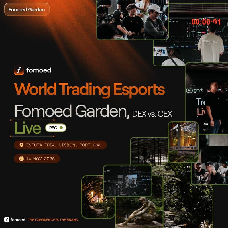 Image de couverture pour Trading Garden, Lisbon Live: DEX vs. CEX
