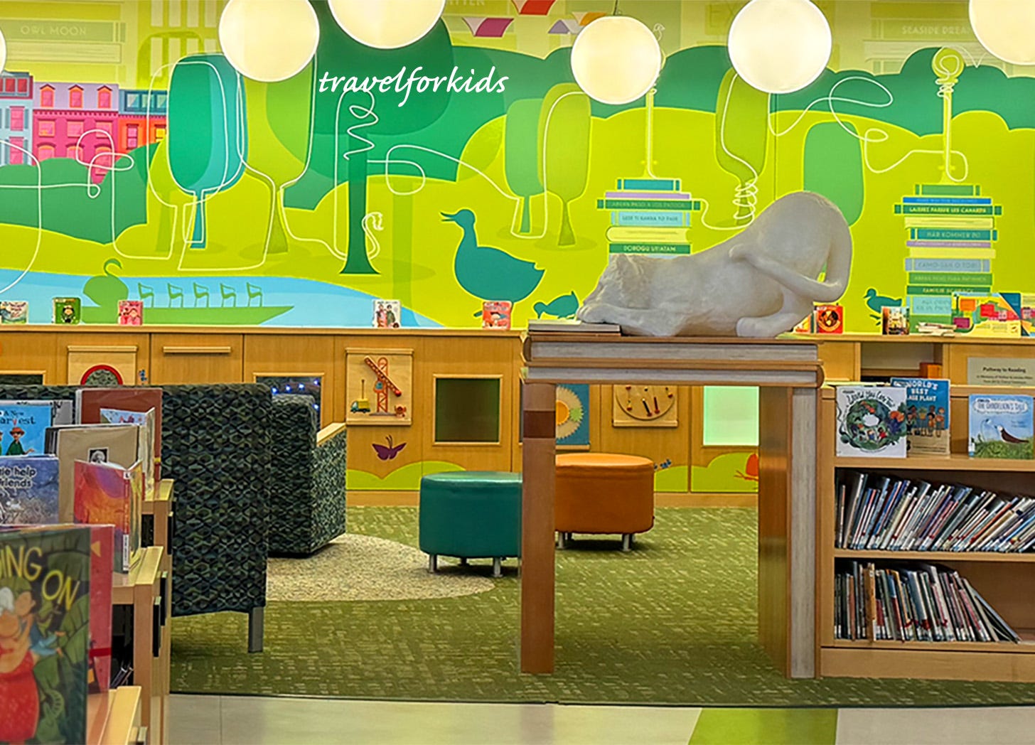 Where to go in summer heat? The public library