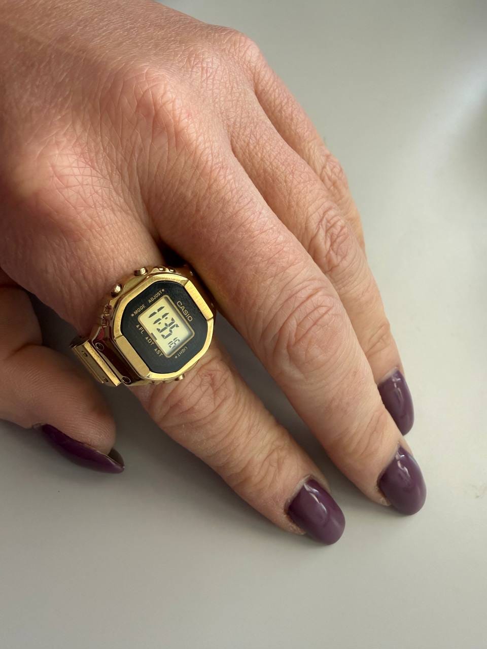 CASIO RING WATCH gold ゴールドCRW-001G-9JR Casio CRW-001G-9JR CASIO RING WATCH NEW for C$214 for sale from a