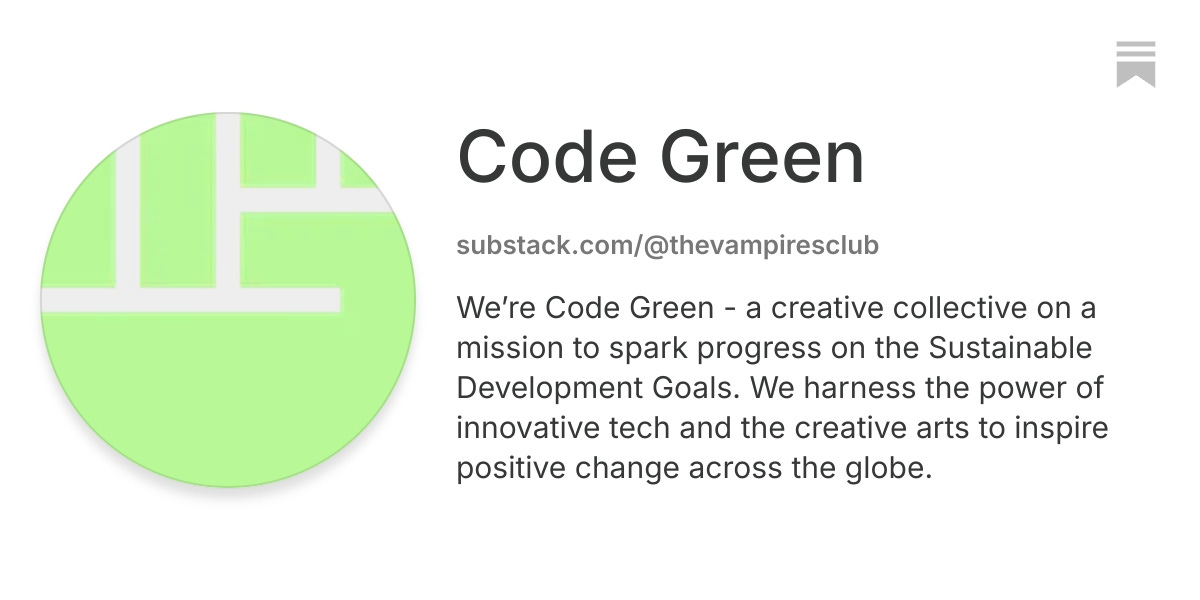 Code Green | Substack