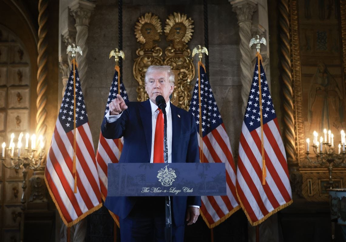 Trump recommits to a Sept. 10 debate and lashes out at Harris at news conference | Pittsburgh Post-Gazette Trump recommits to a Sept. 10 debate and lashes out at Harris at news conference | Pittsburgh Post-Gazette