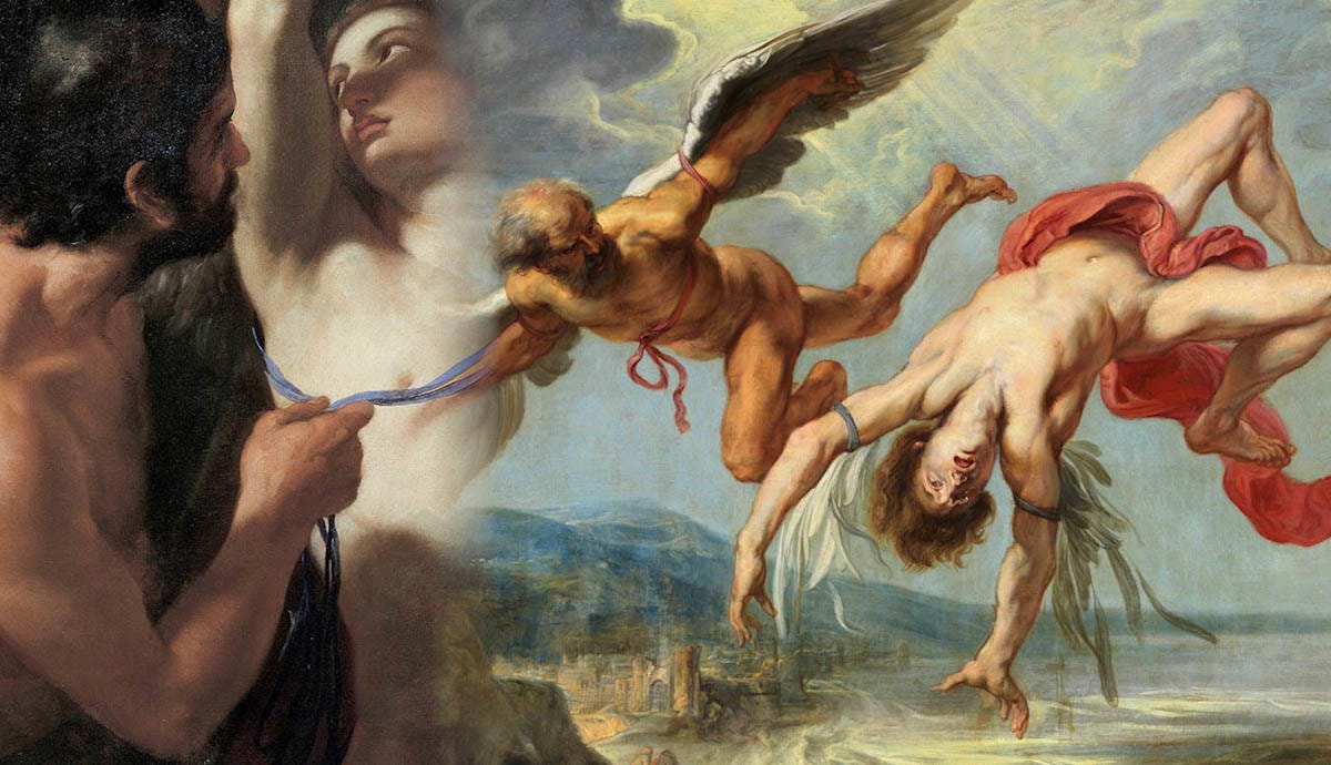 daedalus icarus myth paintings daedalus icarus myth paintings