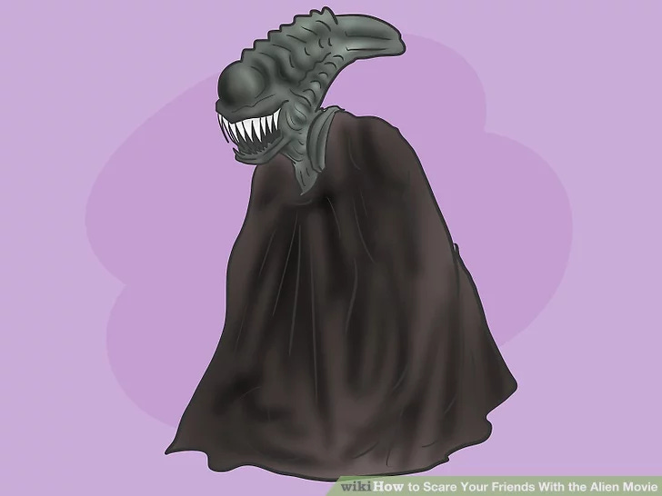 Image titled Scare Your Friends With the Alien Movie Step 7 Image titled Scare Your Friends With the Alien Movie Step 7
