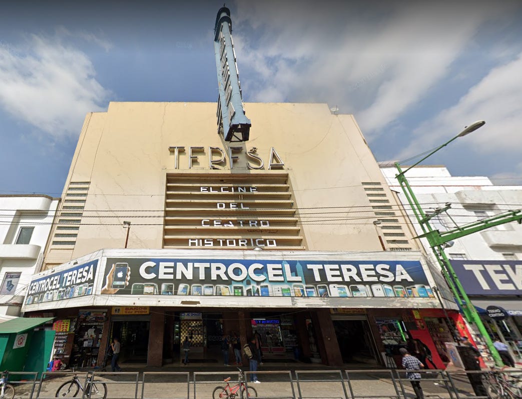 Cine Teresa: Dedicado a las damas metropolitanas - Mas México