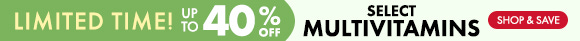 Get up to 40% Off on Multivitamins Get up to 40% Off on Multivitamins