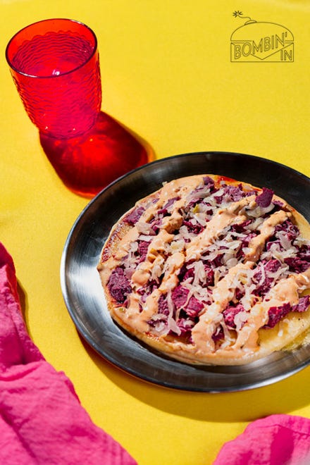 BOMBIN' IN - Reuben Flatbread