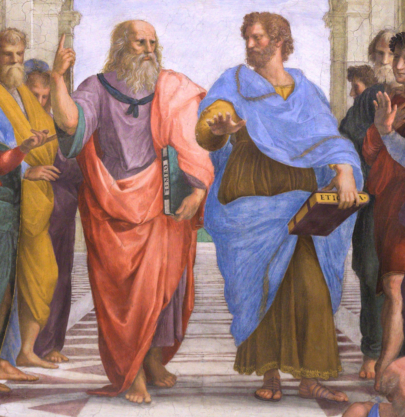 School of Athens Leonardo da Vinci Raphael