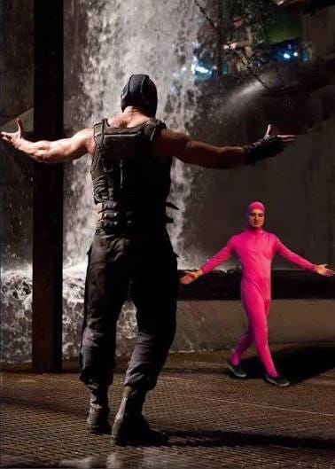 Pink Guy Vs Bane Meme Template — Kapwing