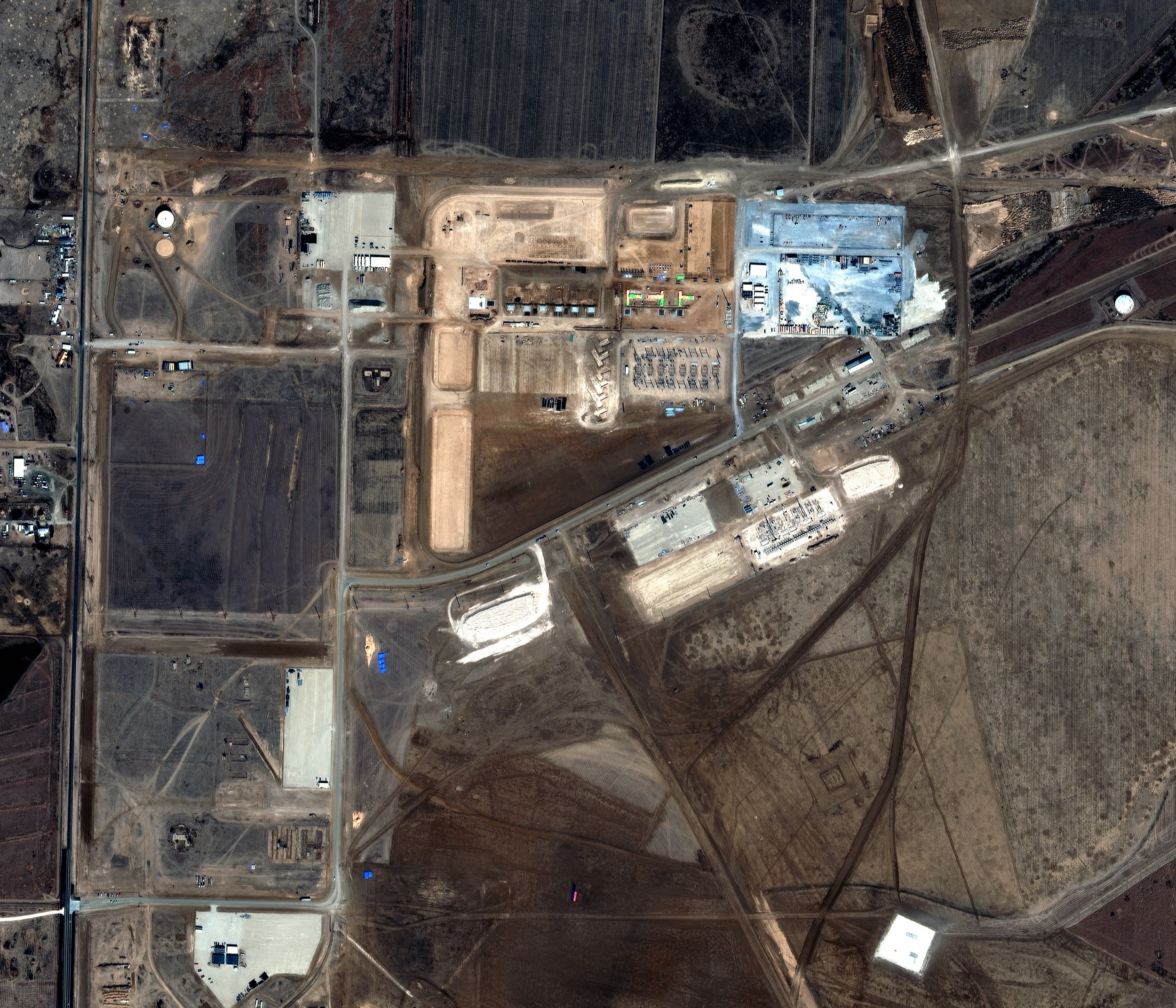 Satellite view of Project Matador site, April 2026