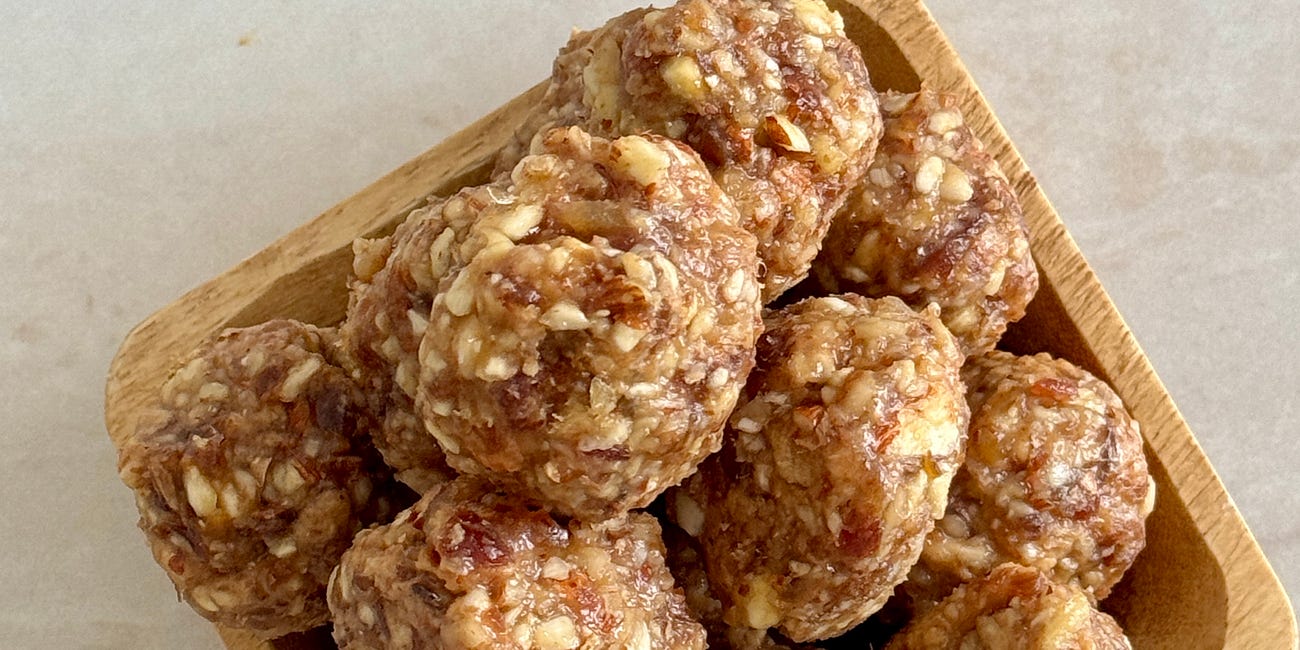 Salted caramel protein balls