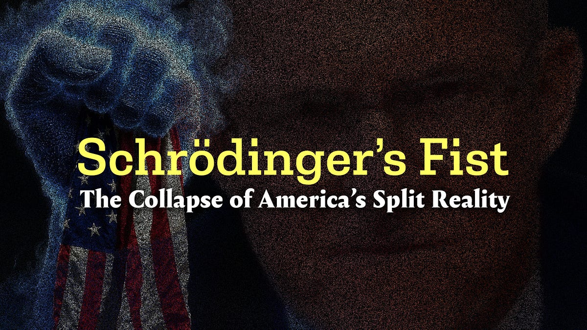 Schrödinger’s Fist: The Collapse of America’s Split Reality
