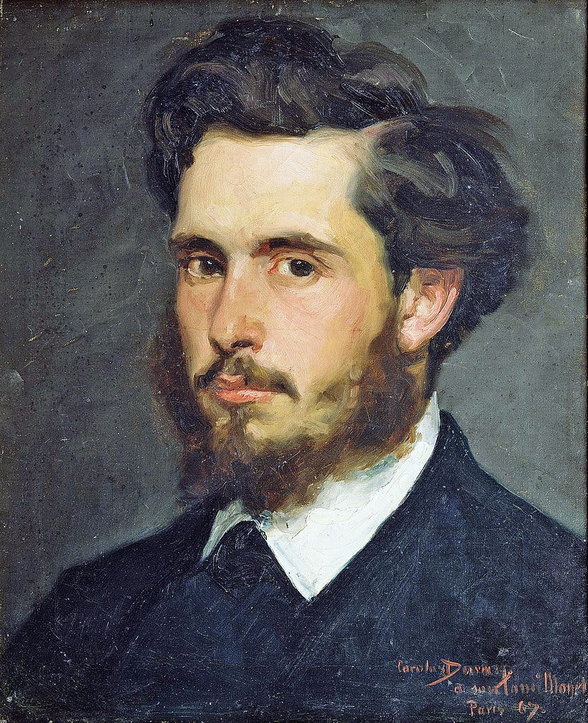 Carolus-Duran, Portrait of Claude Monet, 1867