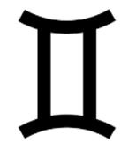 Gemini Astrology symbol - Worldwide ...