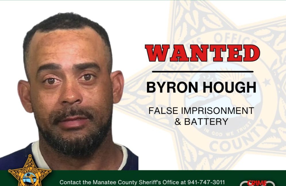 Manatee County Deputies Seek Public’s Help Locating Wanted Suspect on False Imprisonment and Battery Charges