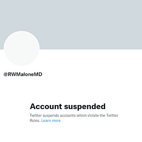 Welcome to the Banned: Robert Malone