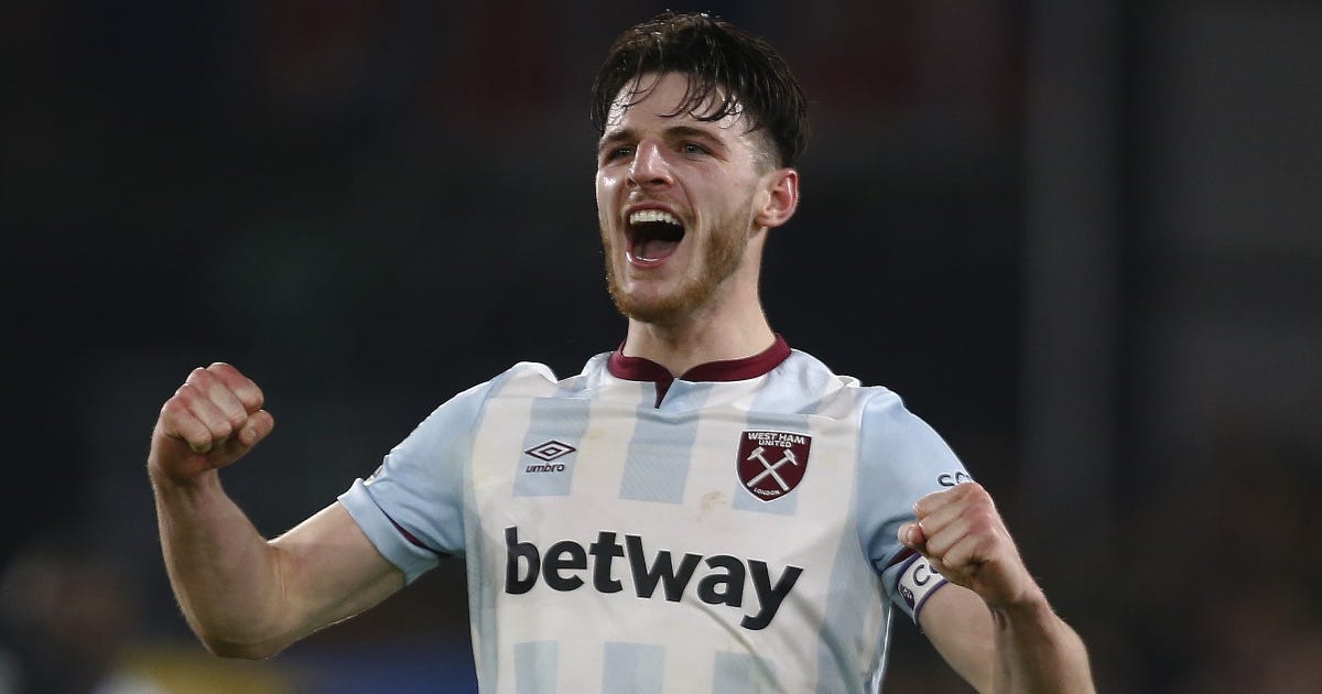 West Ham's Declan Rice issues major come-and-get-me plea to Chelsea, Man  Utd with UCL request