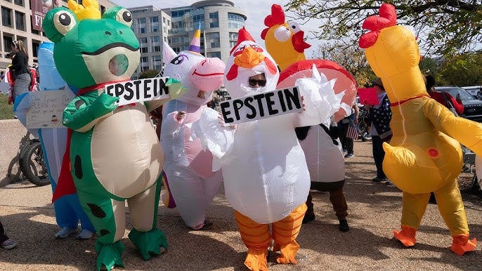 No Kings Rally DC: Protest signs and costumes