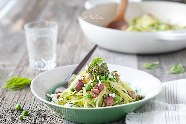 grain-free pesto dishes