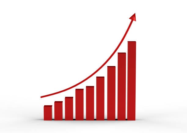 1,844 Line Chart Going Up Stock Photos, Pictures &amp; Royalty-Free Images -  iStock