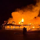 Crews Battle Structure Fire at Yogi Bear Campground