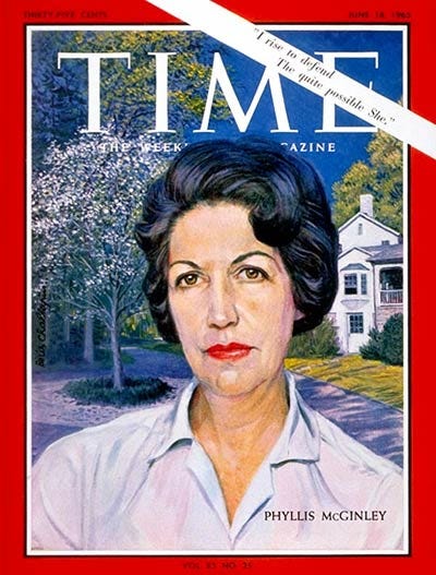 TIME Magazine Cover: Phyllis McGinley -- June 18, 1965