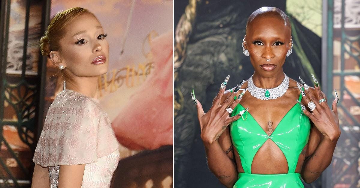 Ariana Grande and Wicked Co-Star Cynthia Erivo's Premiere 'Skinny-Off'