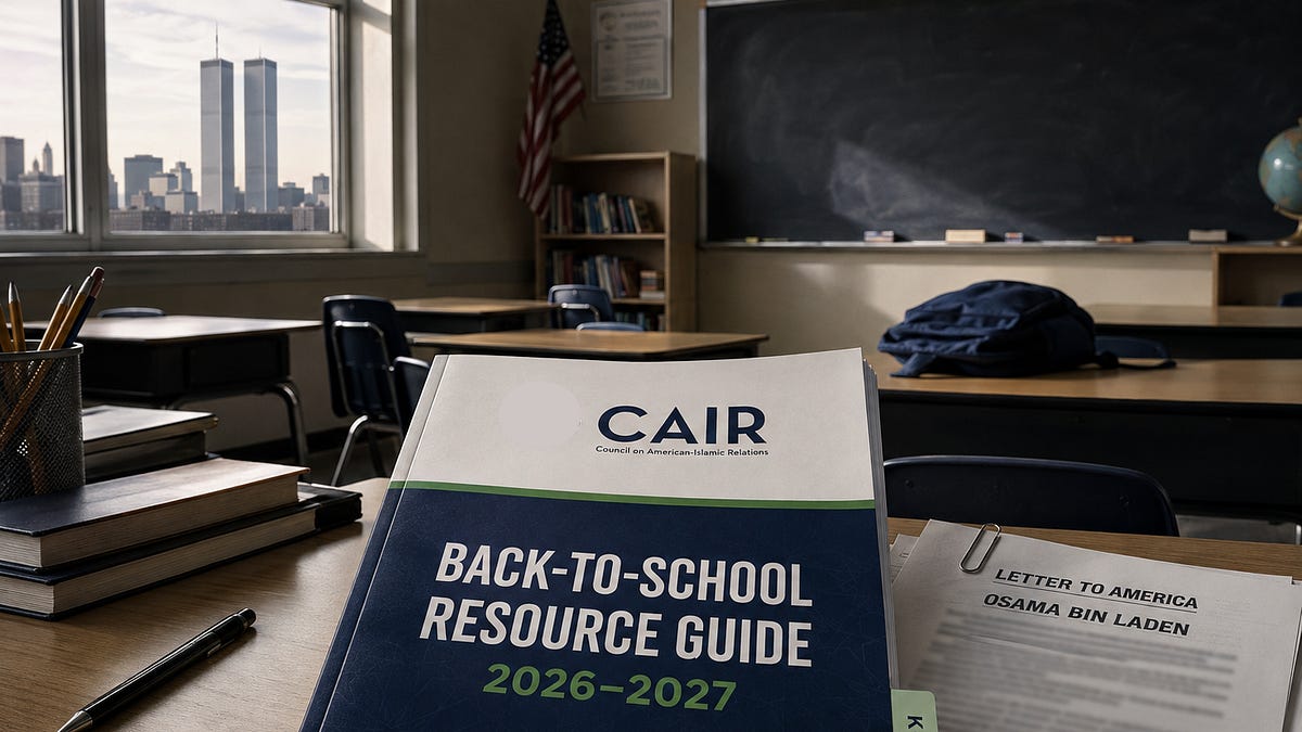 Photo: jewishonliner.org CAIR-NJ Back-to-School Guide Links 9/11 Attacks to US Support for Israel