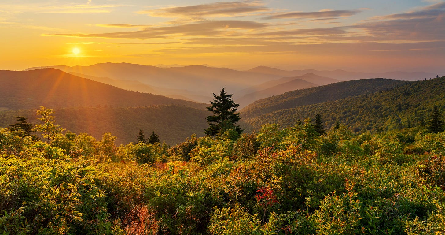 4K Blue Ridge Mountain sunset [OC][4096 × 2160] : r/wallpaper