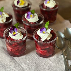 Summer pudding pots - a recipe
