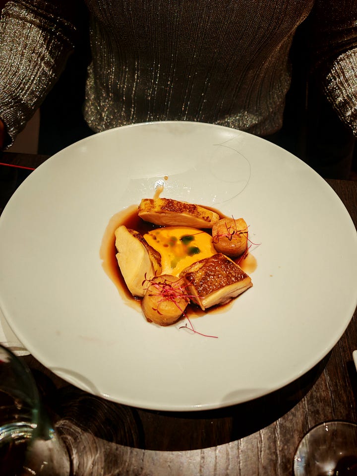 a couple photos and a dish from Mani Mani