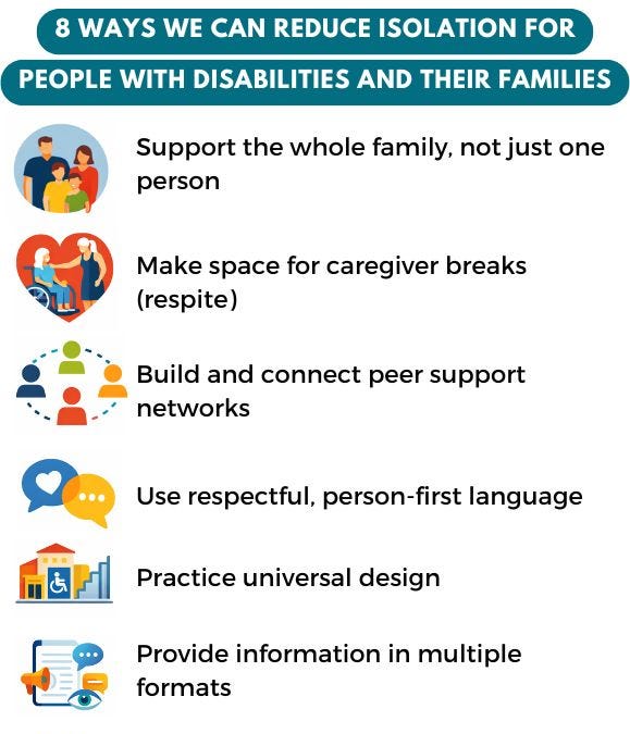8 ways we can reduce isolation for people with disabilities and their ...