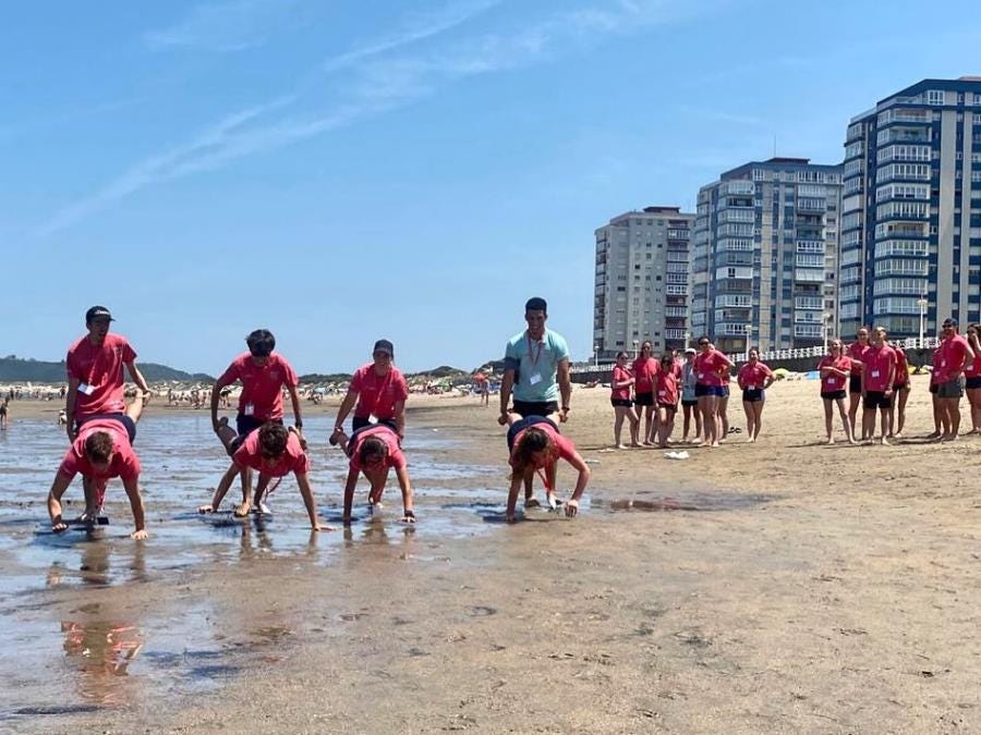 Summer Camp Coach At An International Camp In Northern Spain