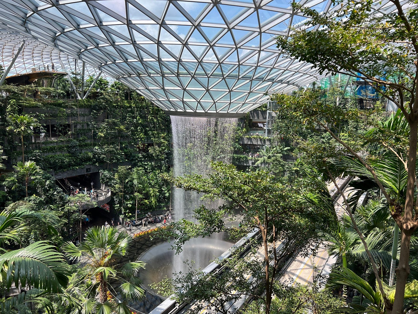 Layover at Singapore Changi Airport, Wandering Veena