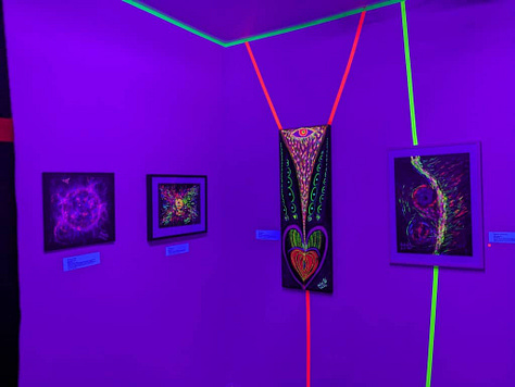 Photos from 2023 Exhibition entitled Hidden Becomes Visible by Michal Plis