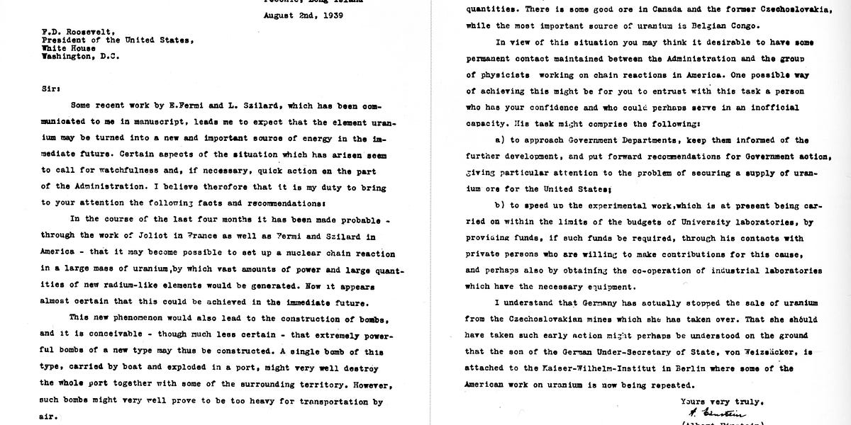 A Famous Letter's Connection to the Conclusion of a Conference