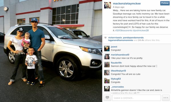 mackenzie mckee new car before crash teen moms 2015 gossip