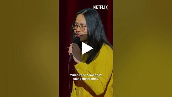 Sheng Wang's secret to good posture!