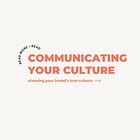 communicating your culture