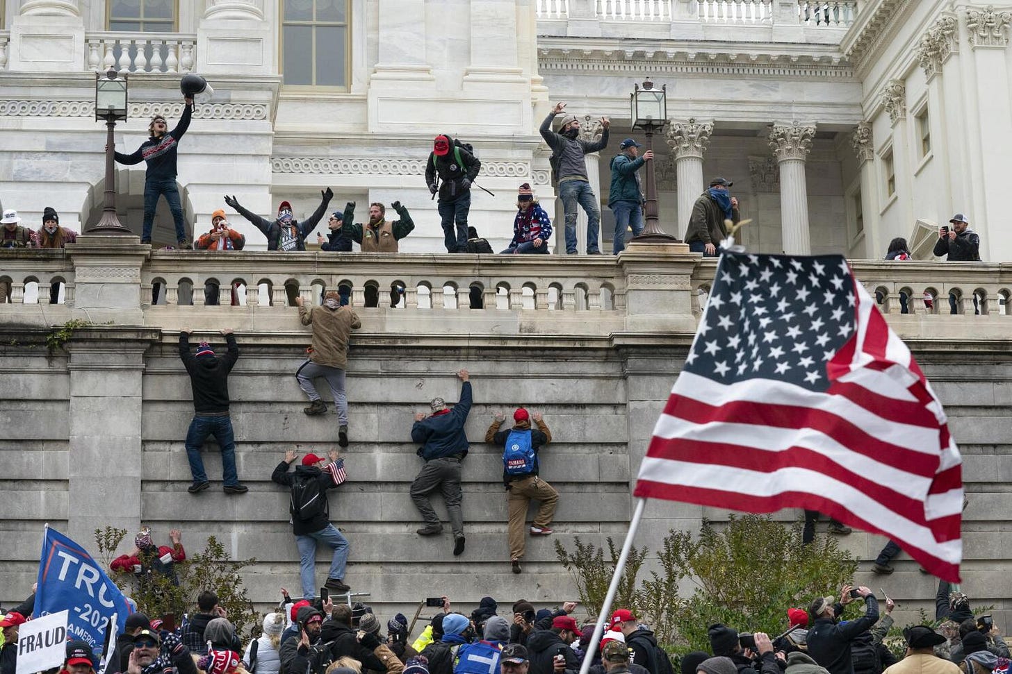 The insurrection in the USA