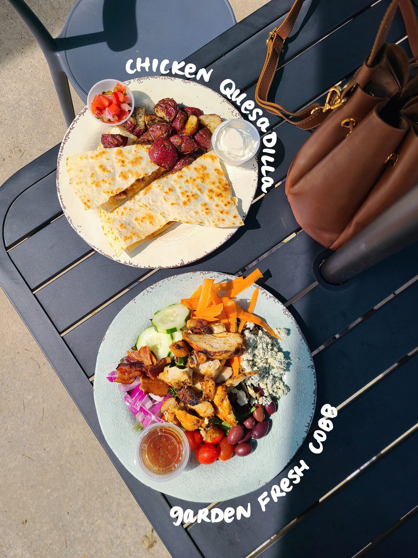 The Collective Cafe lunch spread