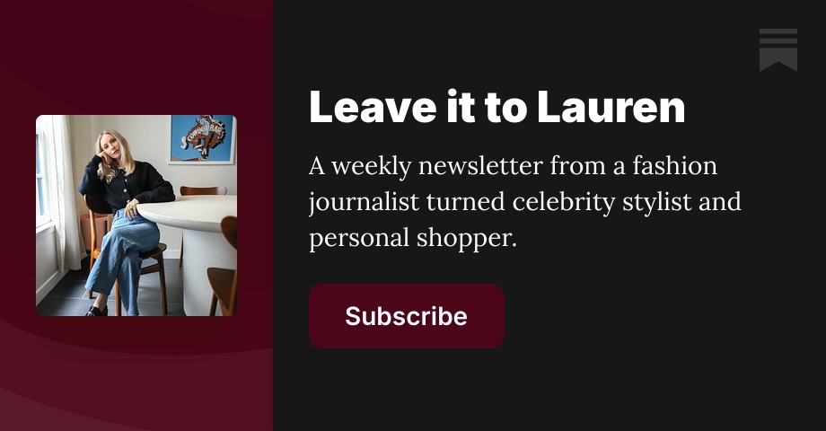 Leave it to Lauren | Substack