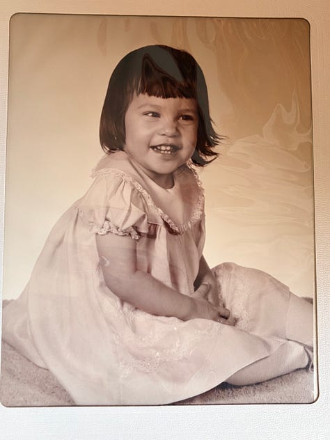 Pictures of author through the years.