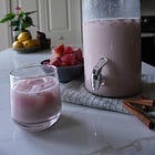 Strawberry Horchata