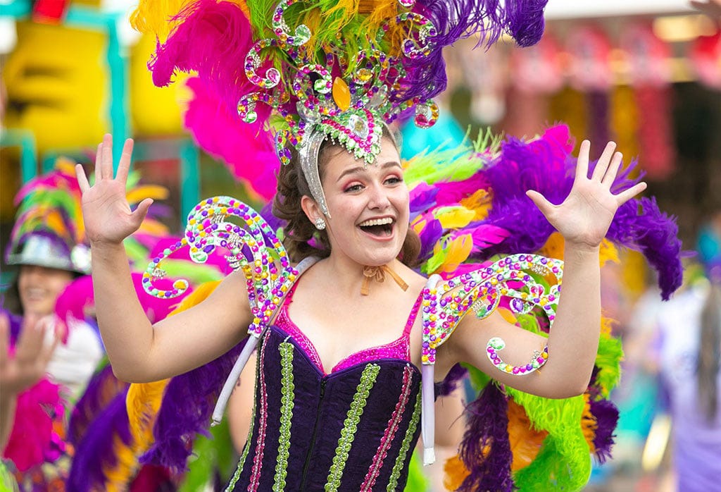 Mardi Gras at Six Flags Fiesta Texas
