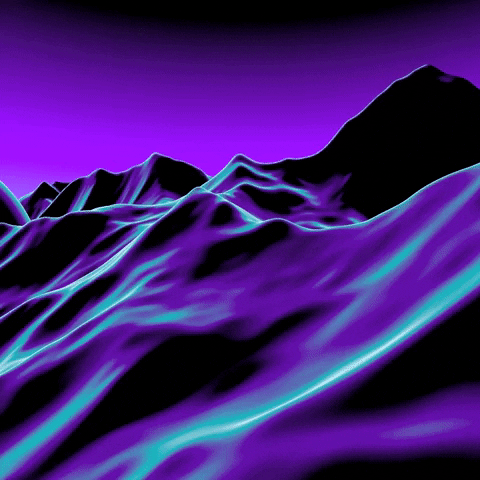 An abstract gif showing a roiling ocean of purple and black filled with, and surrounded by, large, planet-like spheres An abstract gif showing a roiling ocean of purple and black filled with, and surrounded by, large, planet-like spheres