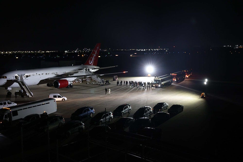 122 illegal aliens were deported to China aboard this “Special High Risk Charter flight” that departed Dallas on June 3, 2025 122 illegal aliens were deported to China aboard this “Special High Risk Charter flight” that departed Dallas on June 3, 2025