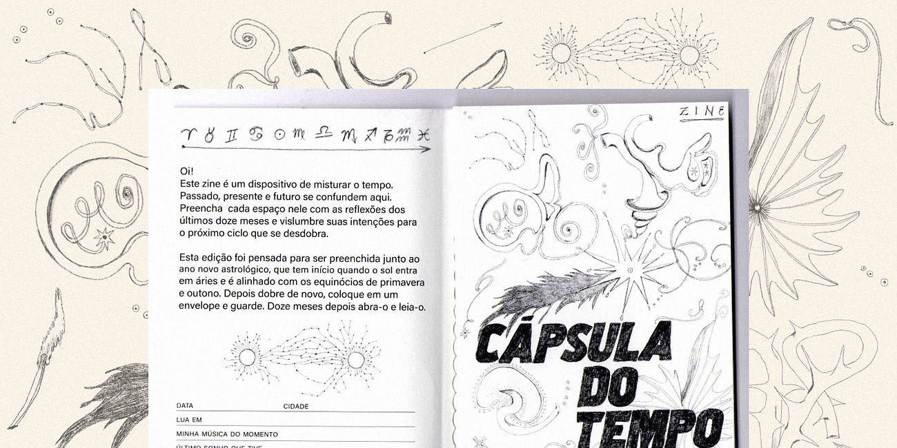 cápsula do tempo 🗞️✉️
