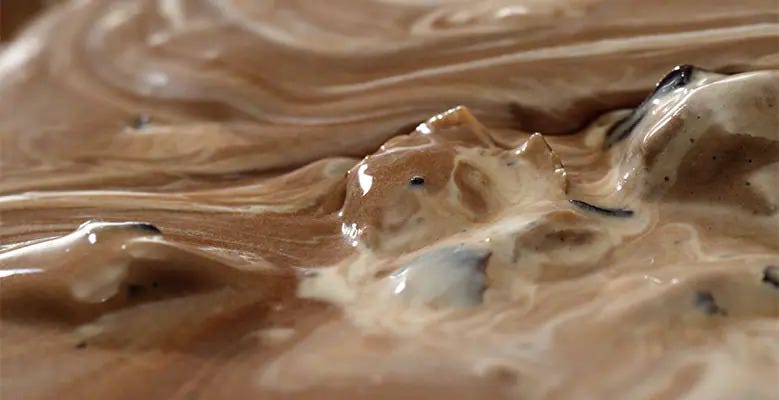 Melting ice cream Melting ice cream