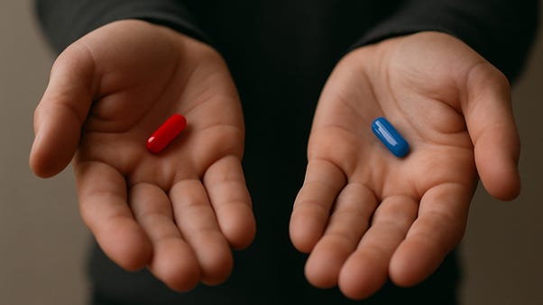 A pair of hands holding pills

AI-generated content may be incorrect.